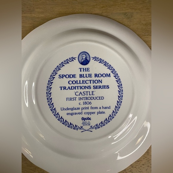 Spode Castle Dinner Plate Blue room Collection Traditions series 10.25" - Picture 5 of 7